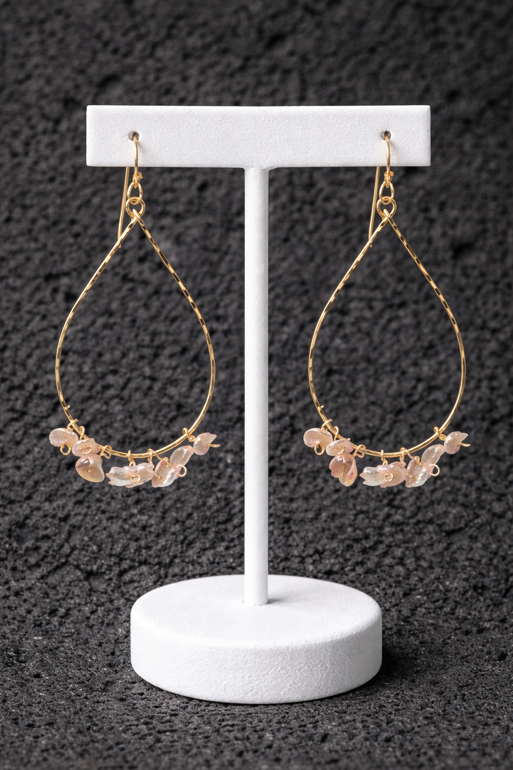 Light Pink Keshi Teardrops - Salty but Sweet