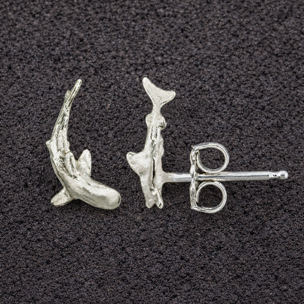 Mini Shark Studs - - Catherine Weitzman