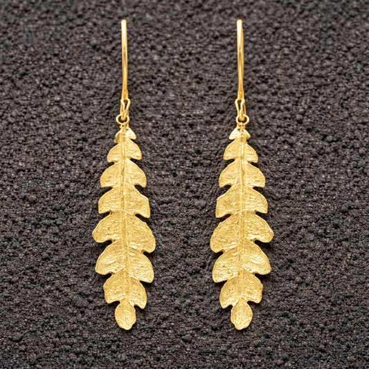 Forest Fern Earrings - Catherine Weitzman