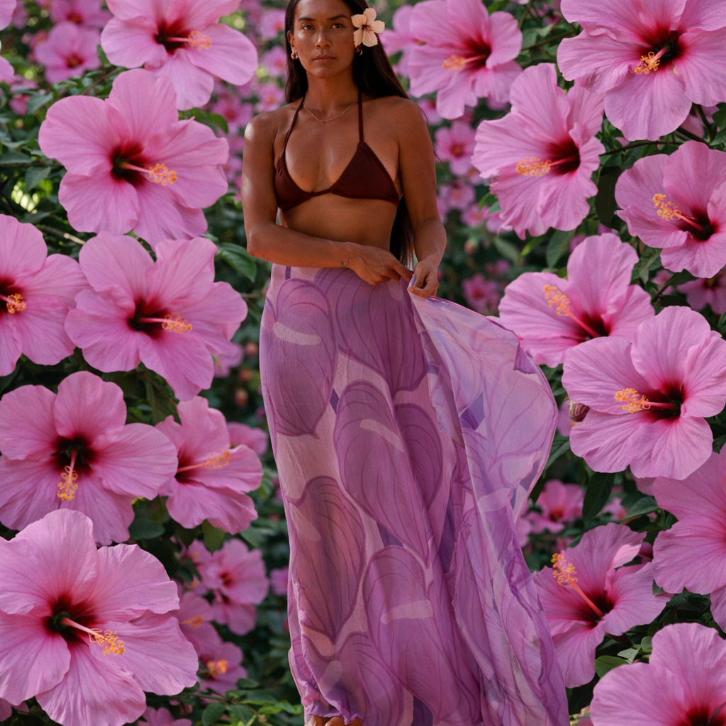 Anthurium Purple Pareo - Tag Aloha