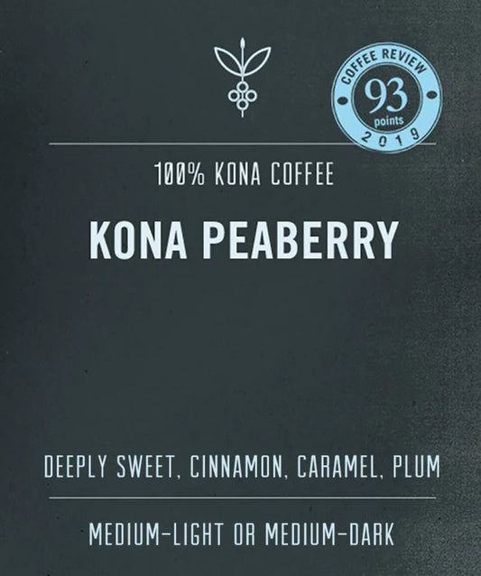 Kona Peaberry- Big Island Coffee Roasters