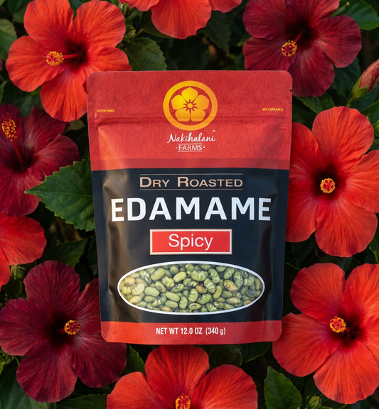 Dry Roasted Edamame- Nakihalani Farms - The Lilikoi Patch