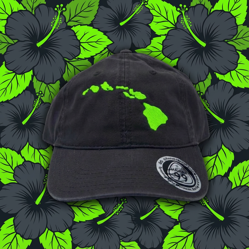 Hawaii Island Baseball Dad Cap - Route 99