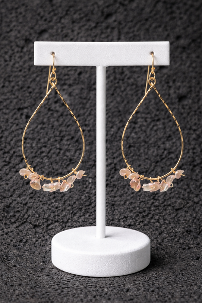 Light Pink Keshi Teardrops - Salty but Sweet