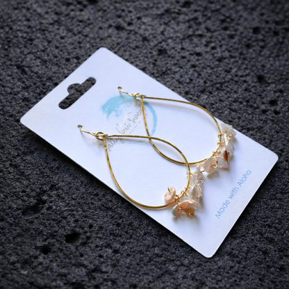 Light Pink Keshi Teardrops - Salty but Sweet