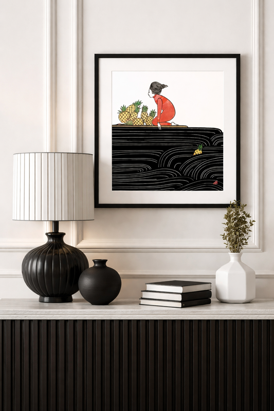 Pineapples by Kris Goto, 8x10