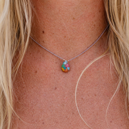 Ab Seas Silk Necklace