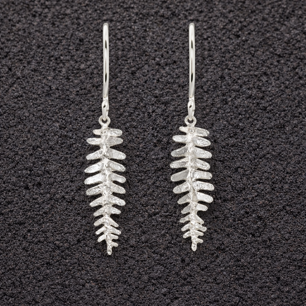 Kaimana Leaf Earrings - Catherine Weitzman