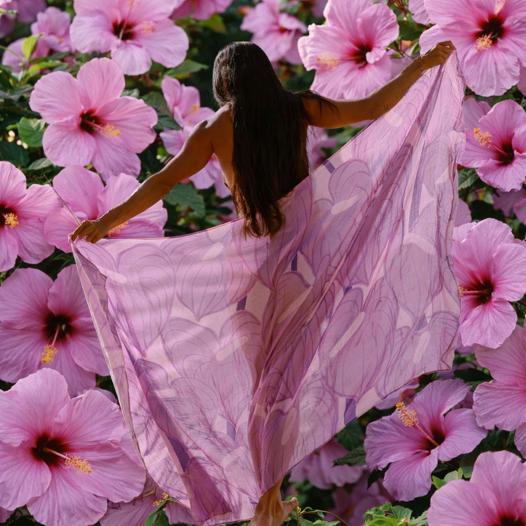 Anthurium Purple Pareo - Tag Aloha