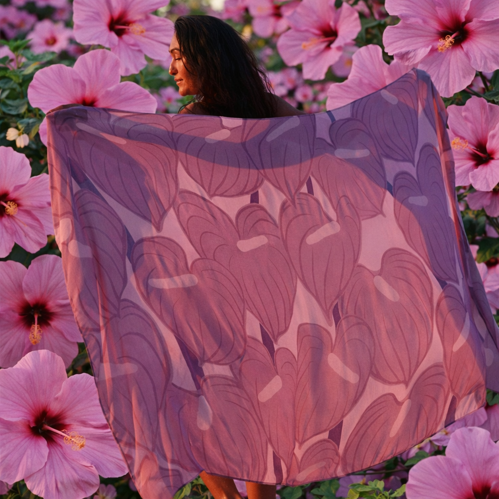 Anthurium Purple Pareo - Tag Aloha