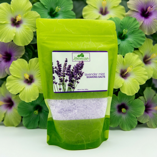 Hawaiian Lavender Mint Soaking Salts