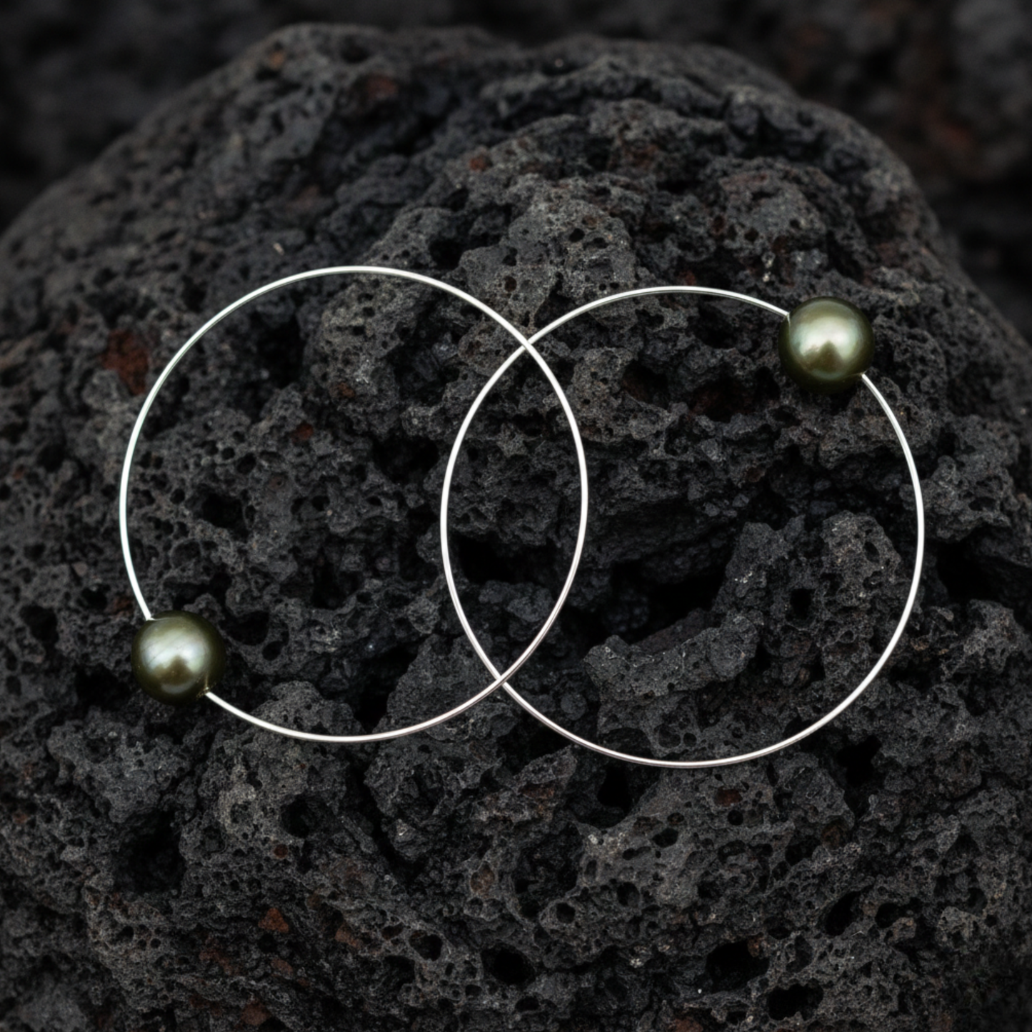 Hula Hoop Earrings - ss - Leighton Lam