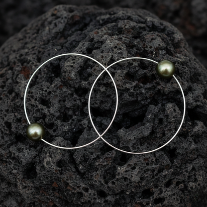 Hula Hoop Earrings - ss - Leighton Lam