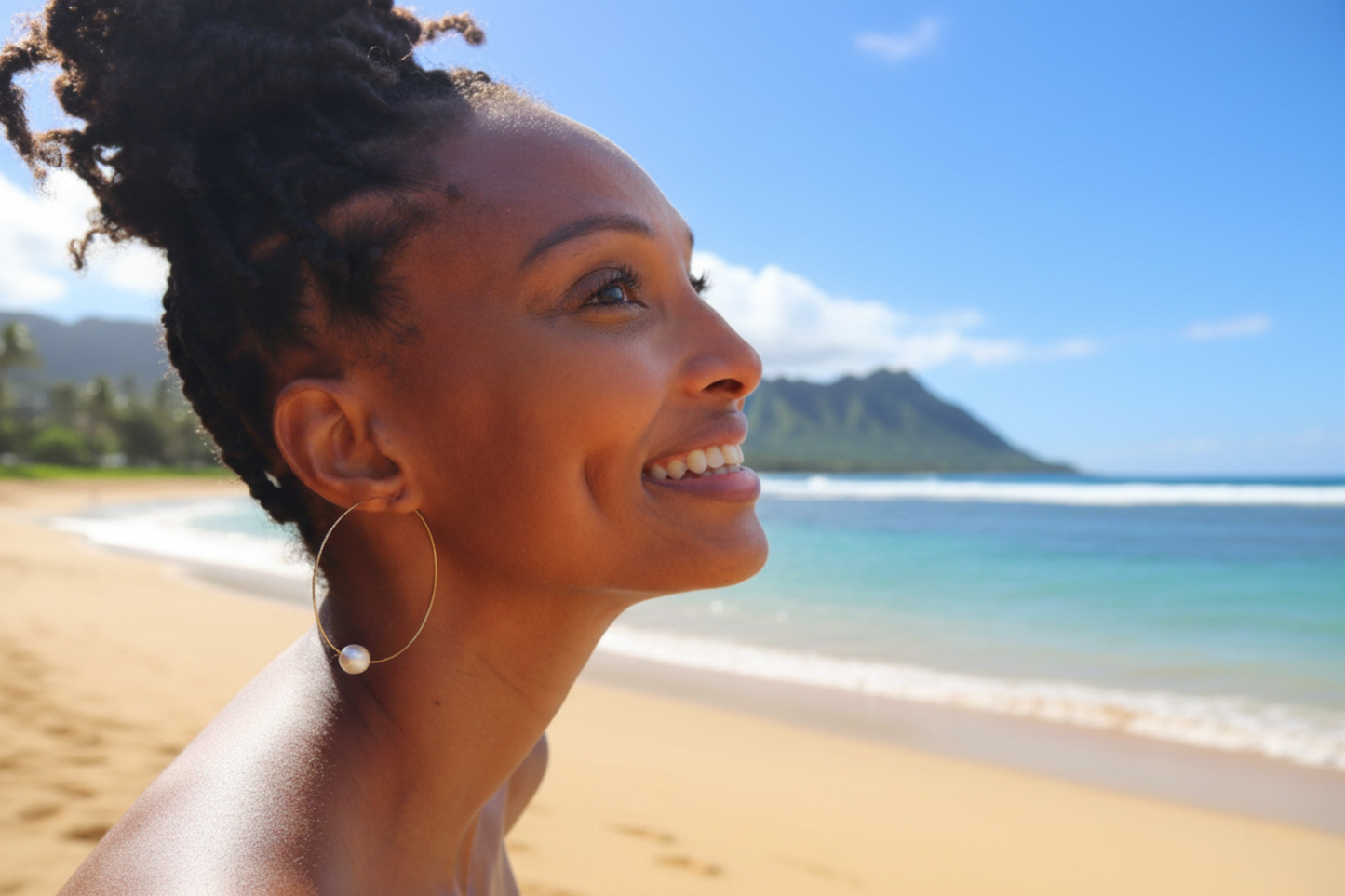 Gold Hula Hoop Earrings - Leighton Lam