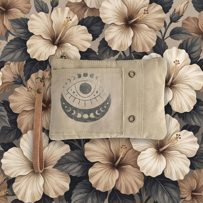 Distressed evil eye wristlet- Clea Ray