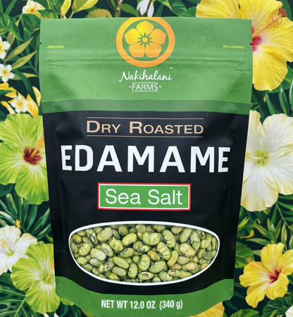 Dry Roasted Edamame- Nakihalani Farms - The Lilikoi Patch