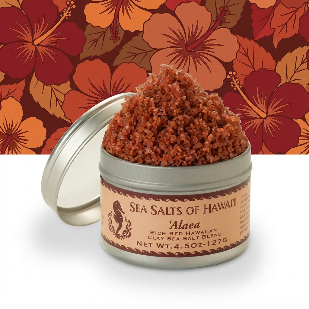 Hawaiian Sea Salts 4.5 ounce tin - Sea Salts of Hawaii Salt