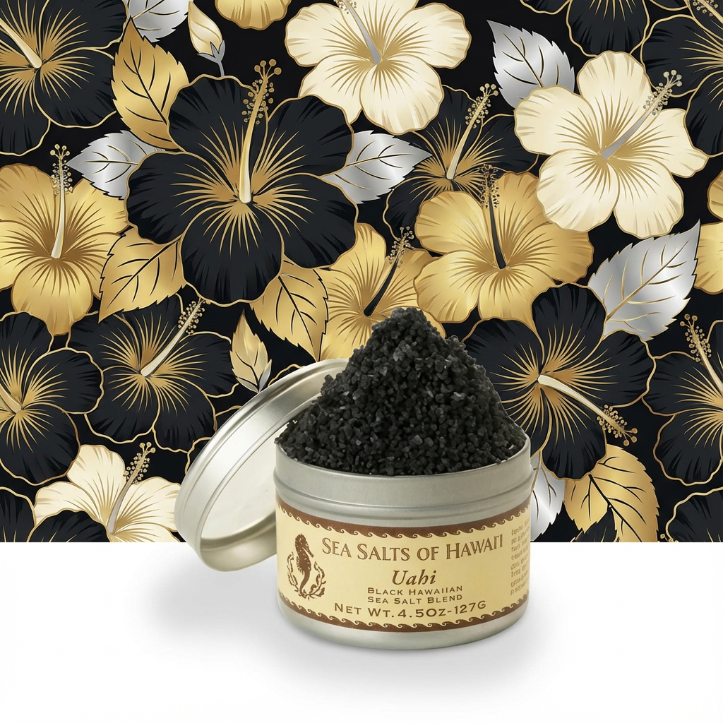 Hawaiian Sea Salts 4.5 ounce tin - Sea Salts of Hawaii Salt
