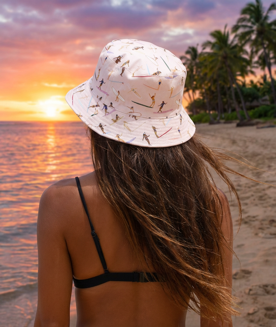Queens of Waikiki Bucket Hat - Tag Aloha