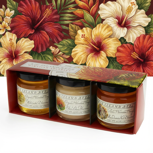 Big Island Bees Honey 4.5 Oz Set Of 3