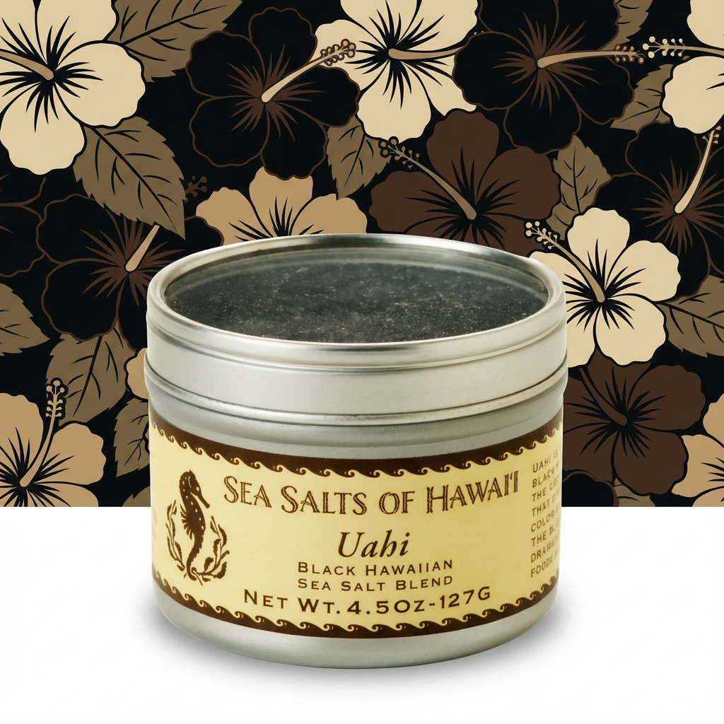 Hawaiian Sea Salts 4.5 ounce tin - Sea Salts of Hawaii Salt