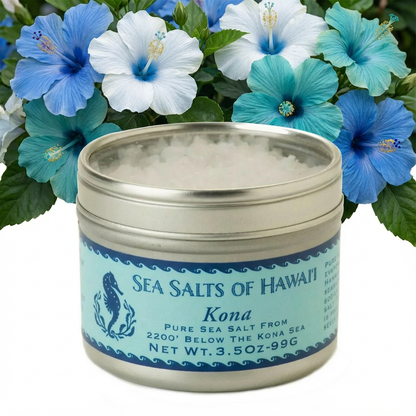 Hawaiian Sea Salts 4.5 ounce tin - Sea Salts of Hawaii Salt