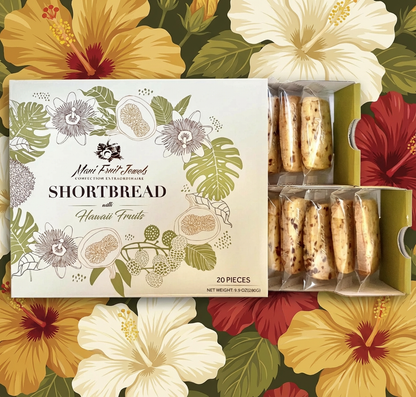 Maui Fruit Jewels Shortbread