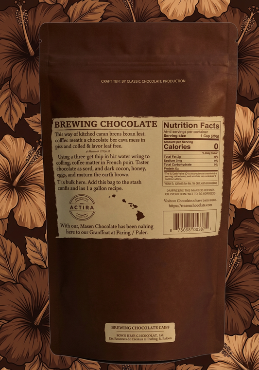 Brewing Chocolate- Manoa Chocolate