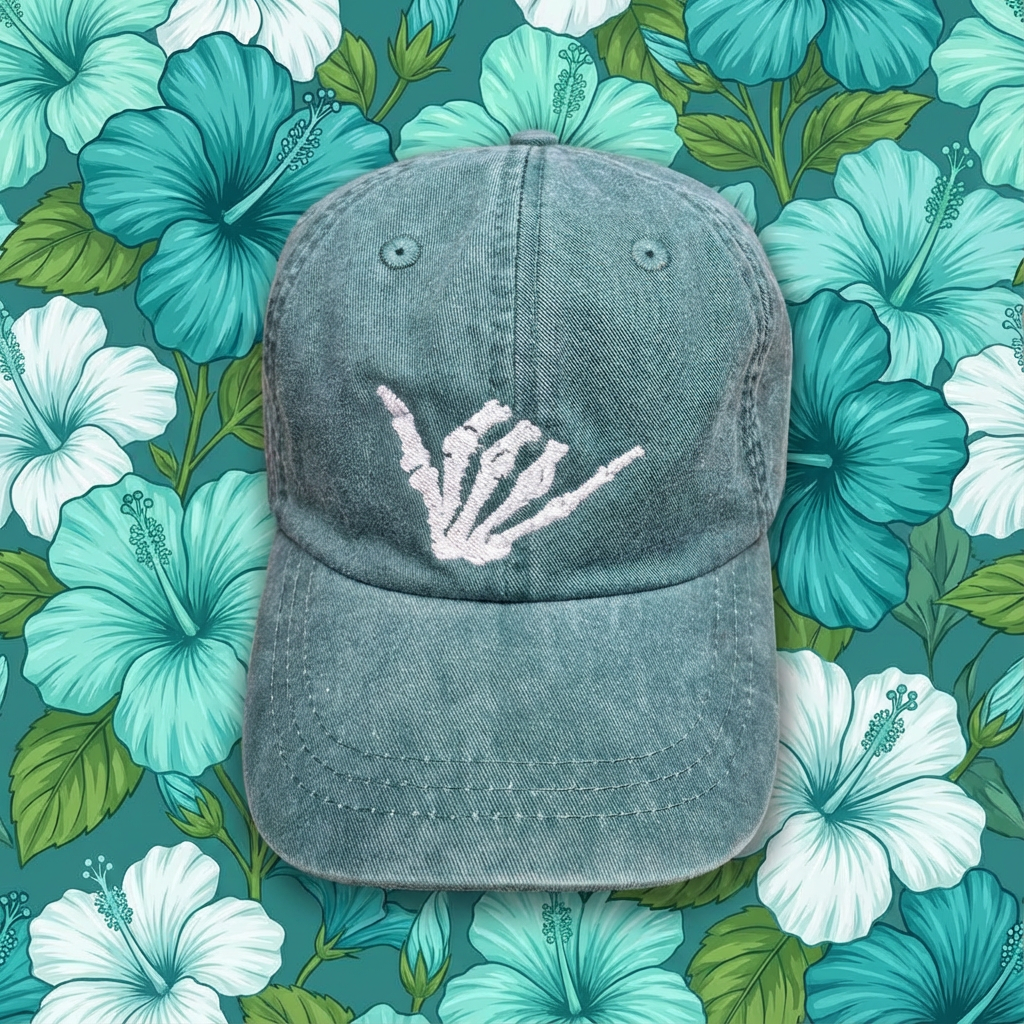 Shaka Skeleton Hat- HI Family