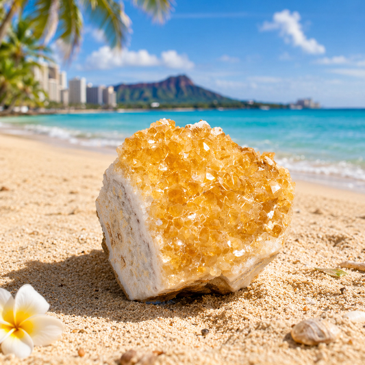 Kora Citrine Cluster