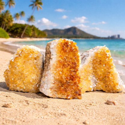 Kora Citrine Cluster